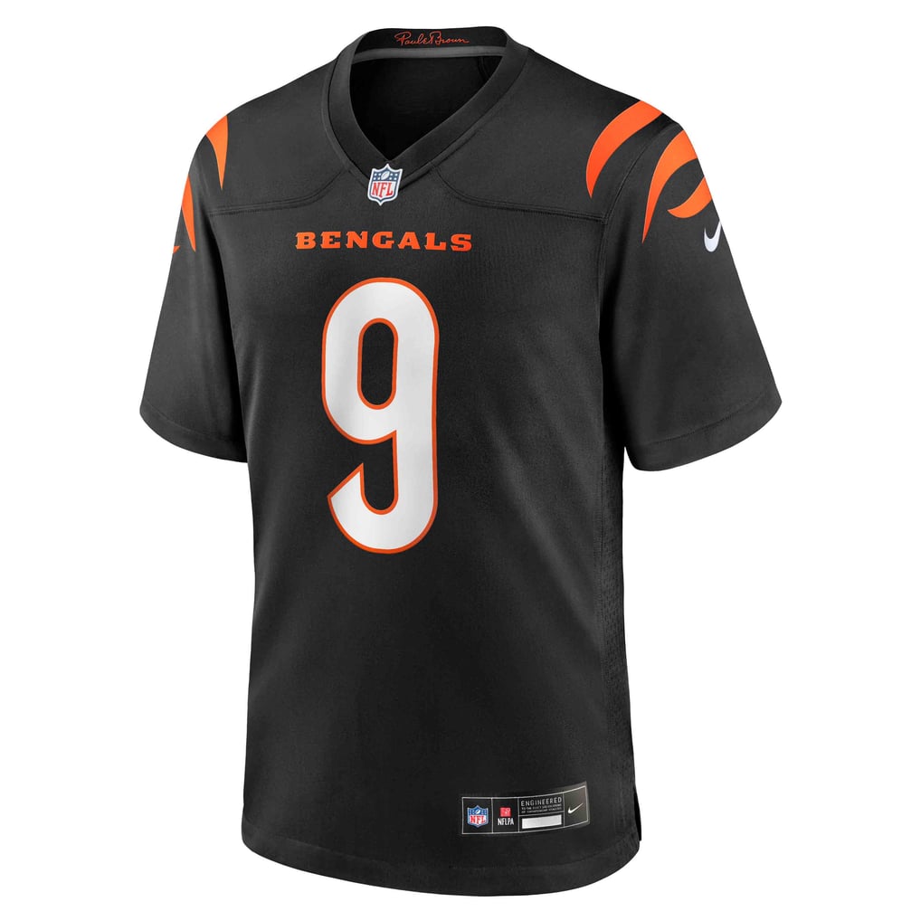 Men's Cincinnati Bengals Joe Burrow Black Player Game Jersey