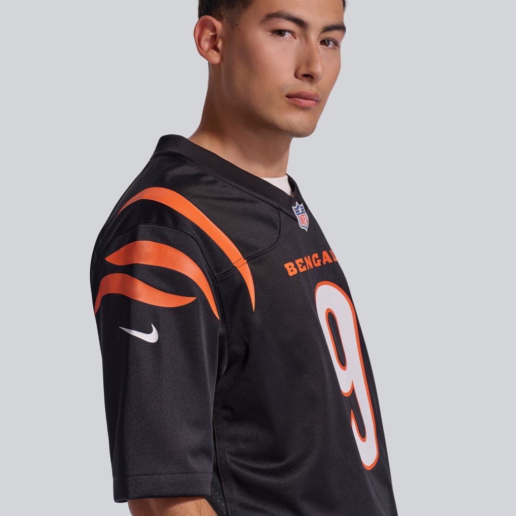 Men's Cincinnati Bengals Joe Burrow Black Player Game Jersey