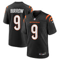 Men's Cincinnati Bengals Joe Burrow Black Player Game Jersey