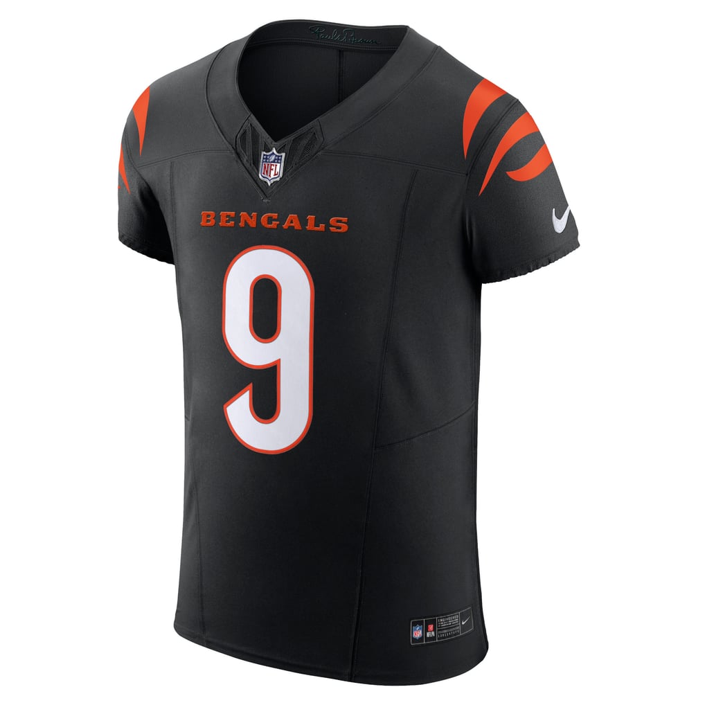 Men's Cincinnati Bengals Joe Burrow Black Team Vapor F.U.S.E. Elite Jersey