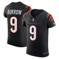 Men's Cincinnati Bengals Joe Burrow Black Team Vapor F.U.S.E. Elite Jersey
