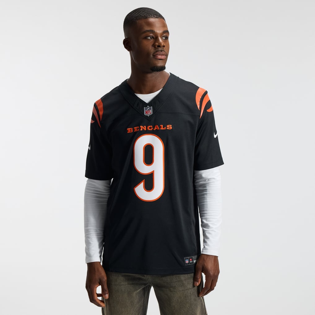 Men's Cincinnati Bengals Joe Burrow Black Team Vapor F.U.S.E. Stitched Limited Jersey