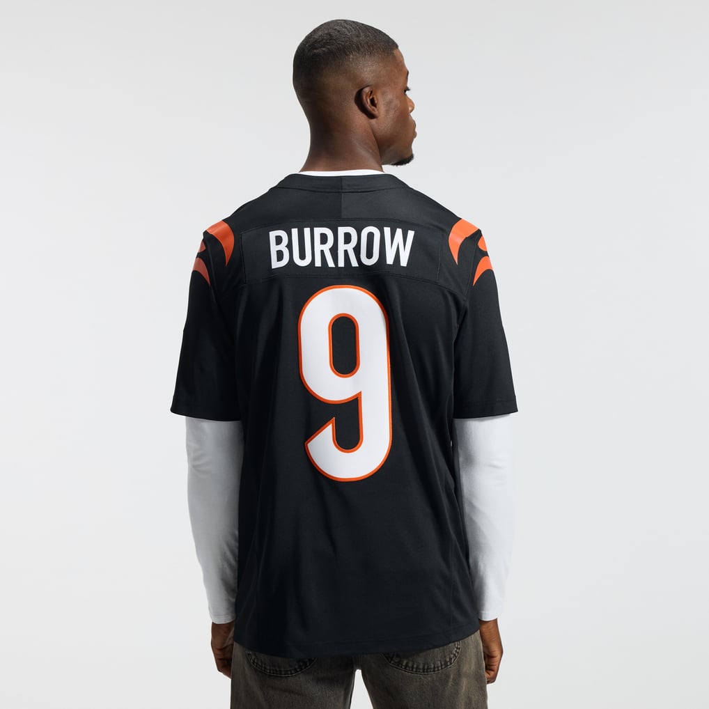 Men's Cincinnati Bengals Joe Burrow Black Team Vapor F.U.S.E. Stitched Limited Jersey