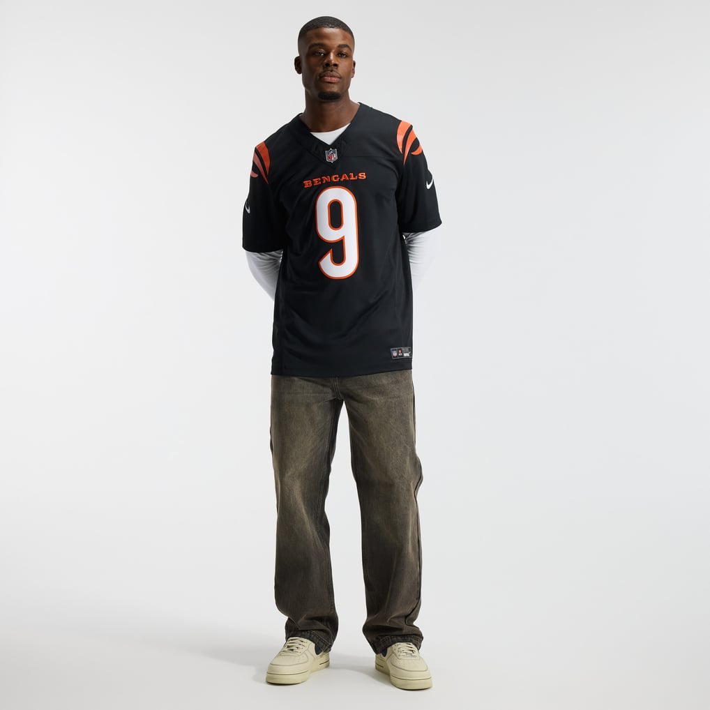 Men's Cincinnati Bengals Joe Burrow Black Team Vapor F.U.S.E. Stitched Limited Jersey
