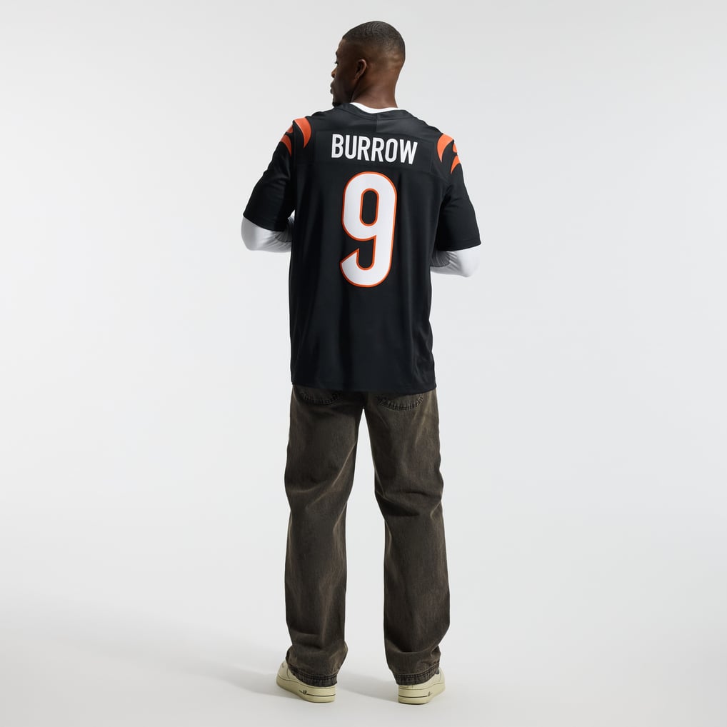 Men's Cincinnati Bengals Joe Burrow Black Team Vapor F.U.S.E. Stitched Limited Jersey