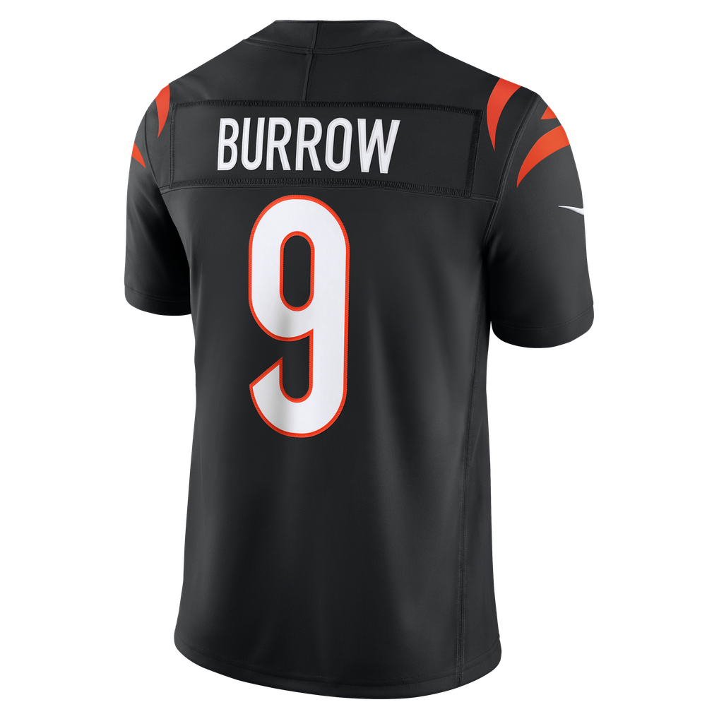 Men's Cincinnati Bengals Joe Burrow Black Team Vapor F.U.S.E. Stitched Limited Jersey