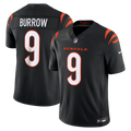Men's Cincinnati Bengals Joe Burrow Black Team Vapor F.U.S.E. Stitched Limited Jersey