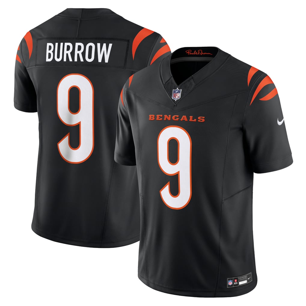 Men's Cincinnati Bengals Joe Burrow Black Vapor F.U.S.E. Limited Jersey