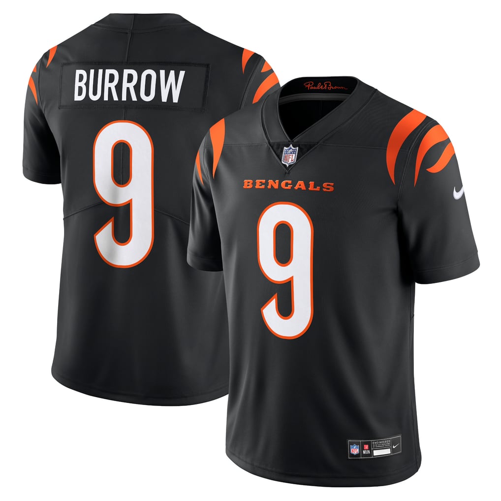 Men's Cincinnati Bengals Joe Burrow Black Vapor Untouchable Limited Jersey