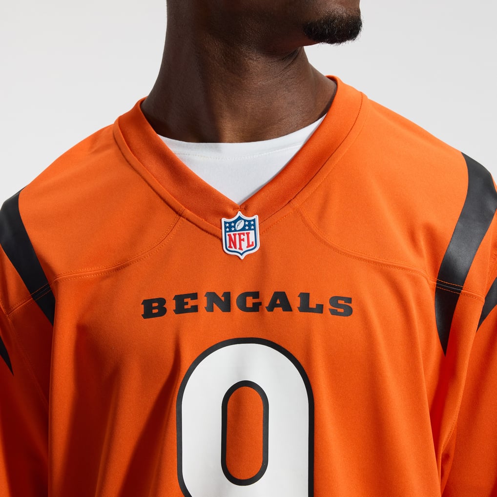 Men's Cincinnati Bengals Joe Burrow Orange Alternate Game Jersey