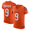 Men's Cincinnati Bengals Joe Burrow Orange Team Vapor F.U.S.E. Elite Jersey