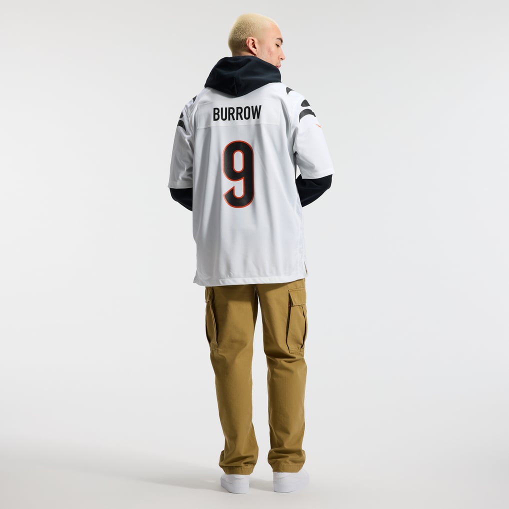 Men's Cincinnati Bengals Joe Burrow White Game Jersey