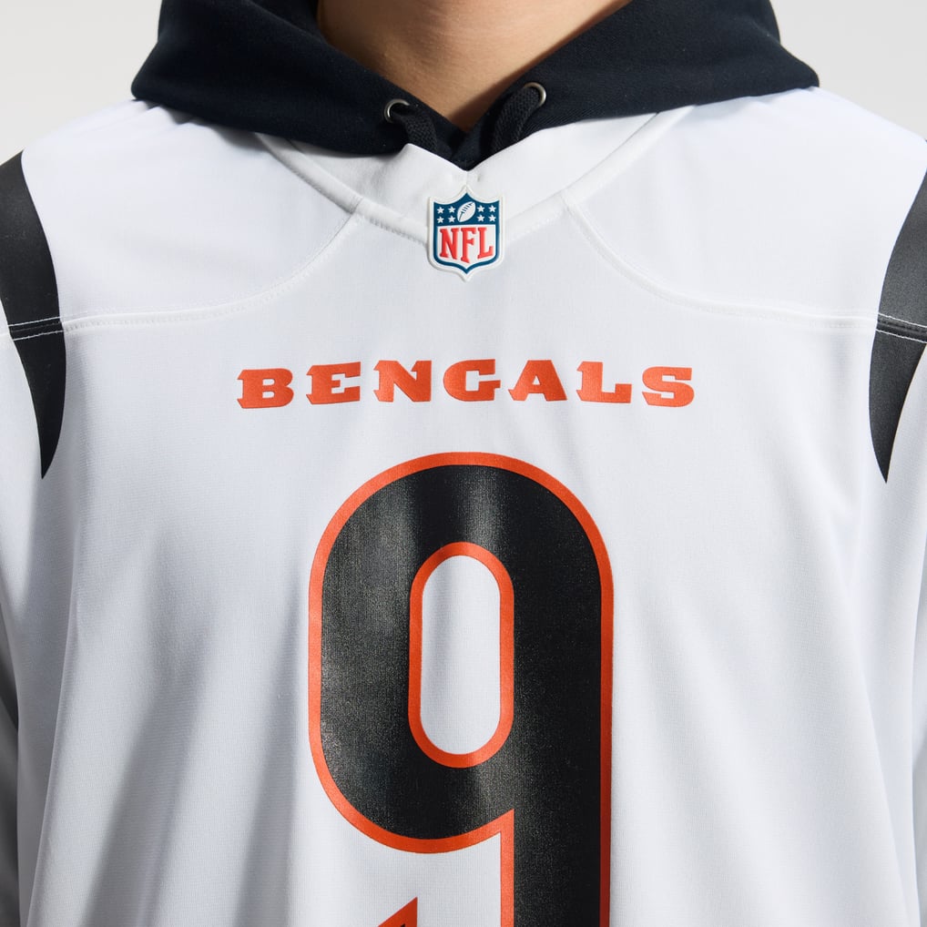 Men's Cincinnati Bengals Joe Burrow White Game Jersey