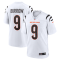 Men's Cincinnati Bengals Joe Burrow White Game Jersey