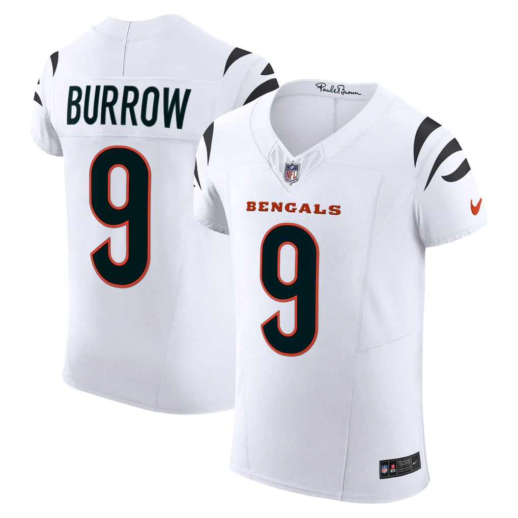 Men's Cincinnati Bengals Joe Burrow White Vapor F.U.S.E. Elite Jersey