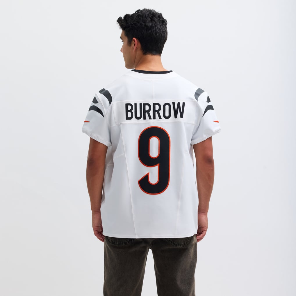 Men's Cincinnati Bengals Joe Burrow White Vapor F.U.S.E. Elite Jersey