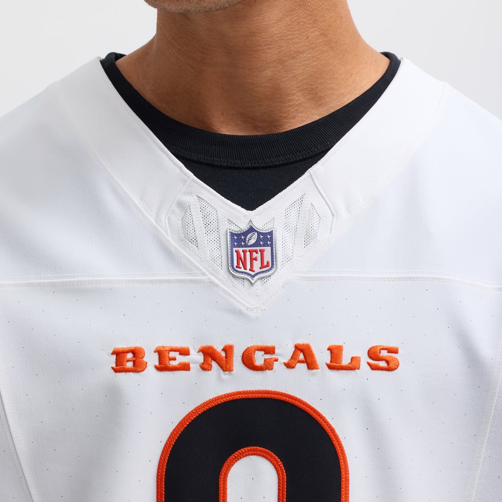 Men's Cincinnati Bengals Joe Burrow White Vapor F.U.S.E. Elite Jersey