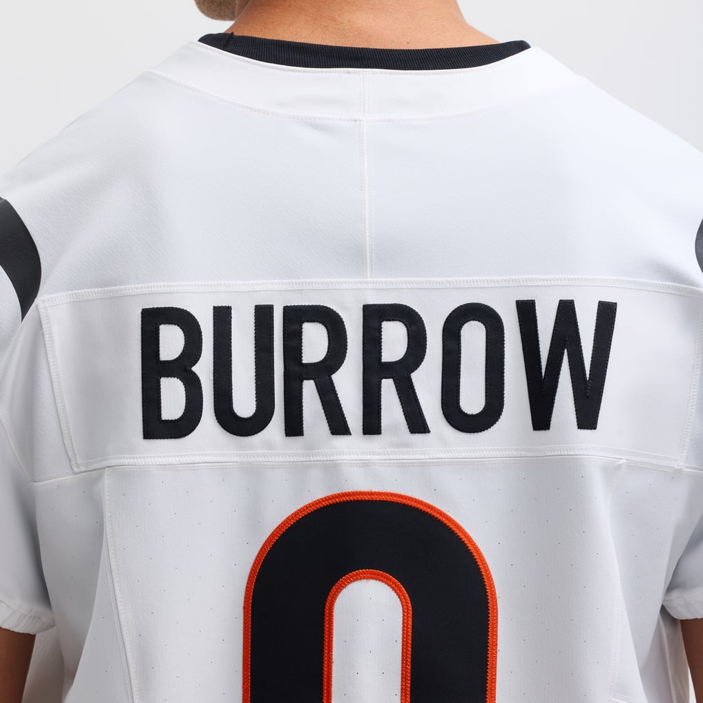 Men's Cincinnati Bengals Joe Burrow White Vapor F.U.S.E. Elite Jersey