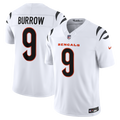 Men's Cincinnati Bengals Joe Burrow White Vapor F.U.S.E. Stitched Limited Jersey
