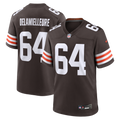 Men's Cleveland Browns Joe DeLamielleure Brown Game Retired Player Jersey