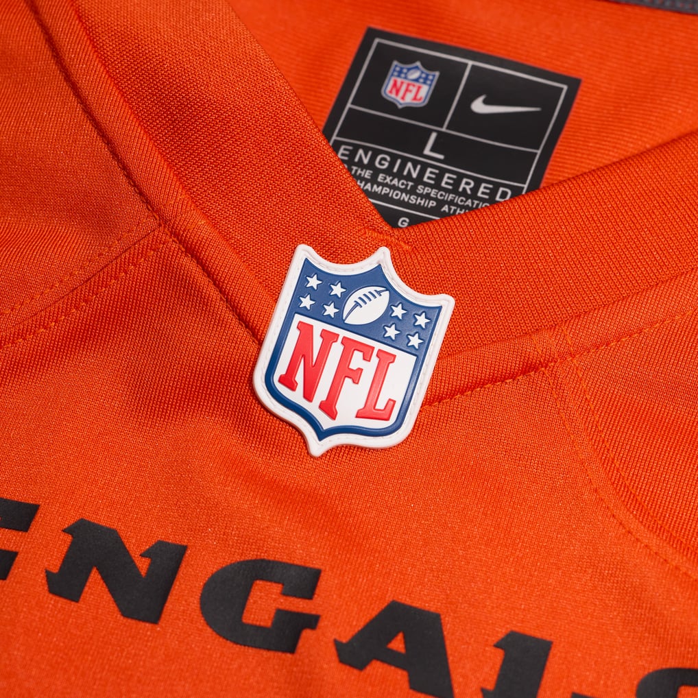 Men's Cincinnati Bengals Joe Flacco Orange Alternate Game Jersey