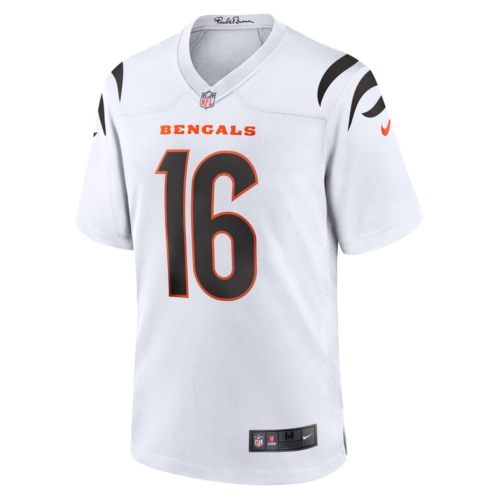 Men's Cincinnati Bengals Joe Flacco White Game Jersey