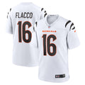 Men's Cincinnati Bengals Joe Flacco White Game Jersey