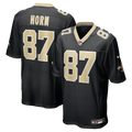 Men's New Orleans Saints Joe Horn Black Game Retired Player Jersey