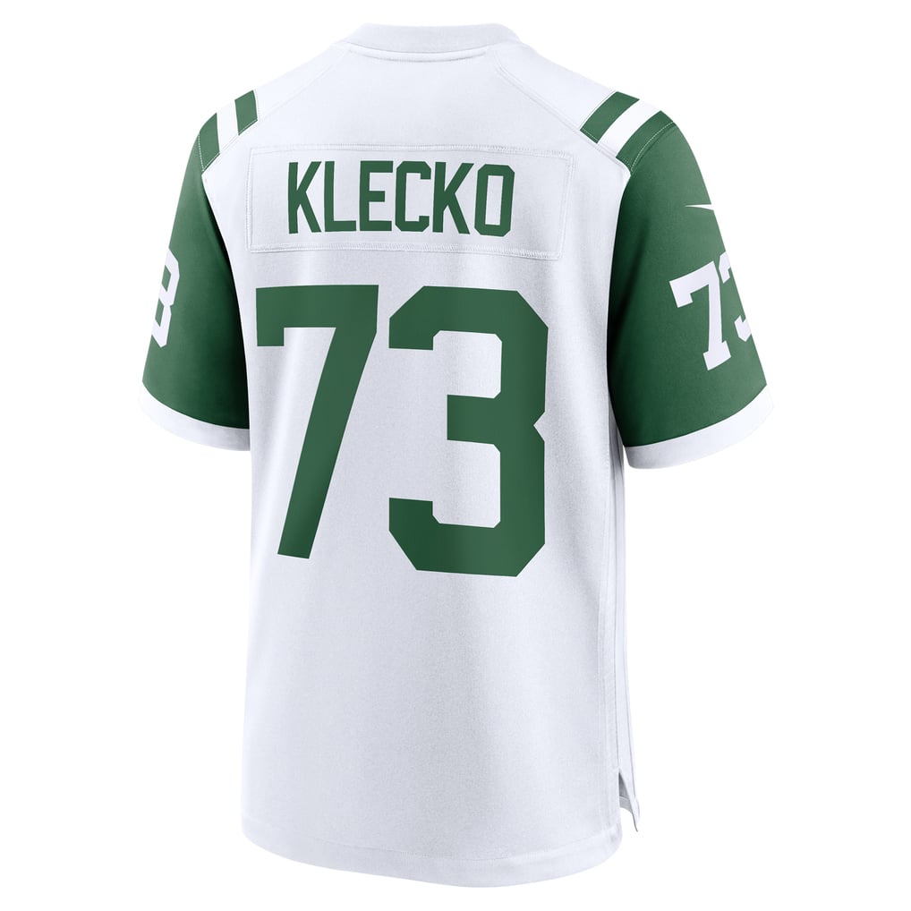 Men's New York Jets Joe Klecko White Retired Player Alternate Game Jersey