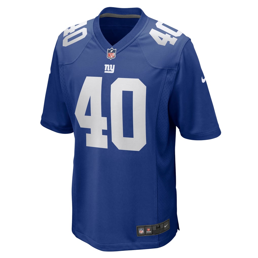 Men's New York Giants Joe Morrison Royal Retired Player Jersey