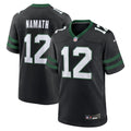 Men's New York Jets Joe Namath Legacy Black Alternate Retired Player Game Jersey