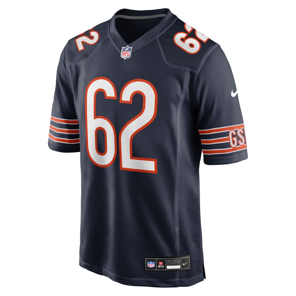 Men's Chicago Bears Joe Thuney Navy Team Game Jersey