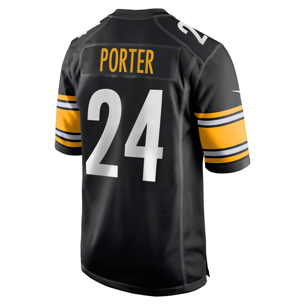 Men's Pittsburgh Steelers Joey Porter Jr. Black Game Jersey