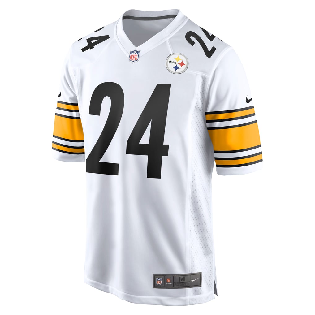 Men's Pittsburgh Steelers Joey Porter Jr. White Away Game Jersey