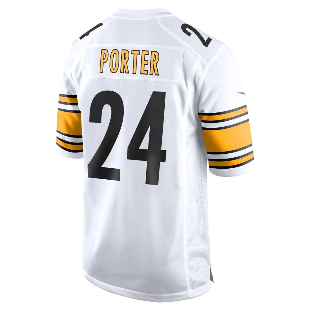 Men's Pittsburgh Steelers Joey Porter Jr. White Away Game Jersey