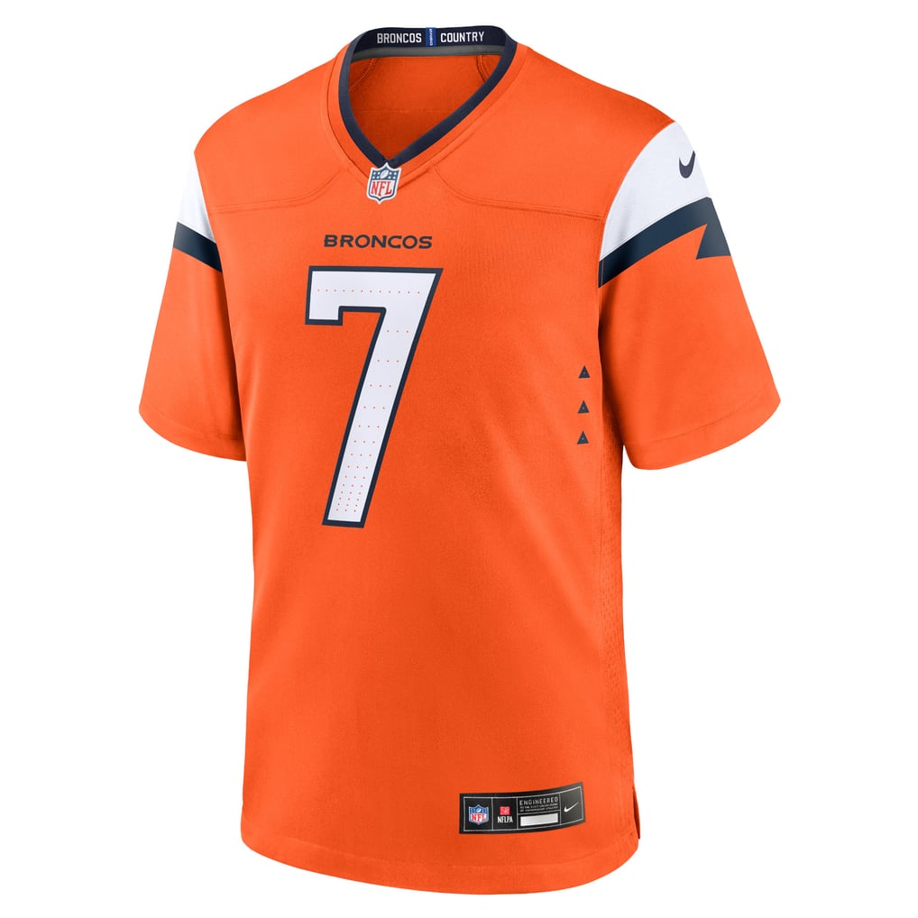 Men's Denver Broncos John Elway Orange Team Retired Player Game Jersey