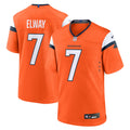 Men's Denver Broncos John Elway Orange Team Retired Player Game Jersey
