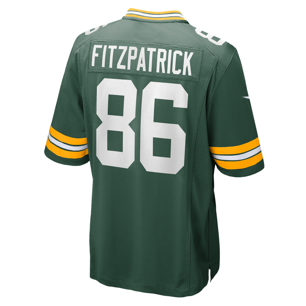Men's Green Bay Packers John FitzPatrick Green Team Game Jersey