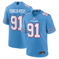Men's Tennessee Titans John Franklin-Myers Light Blue Team Game Jersey