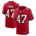 Men's Tampa Bay Buccaneers John Lynch Red Game Retired Player Jersey