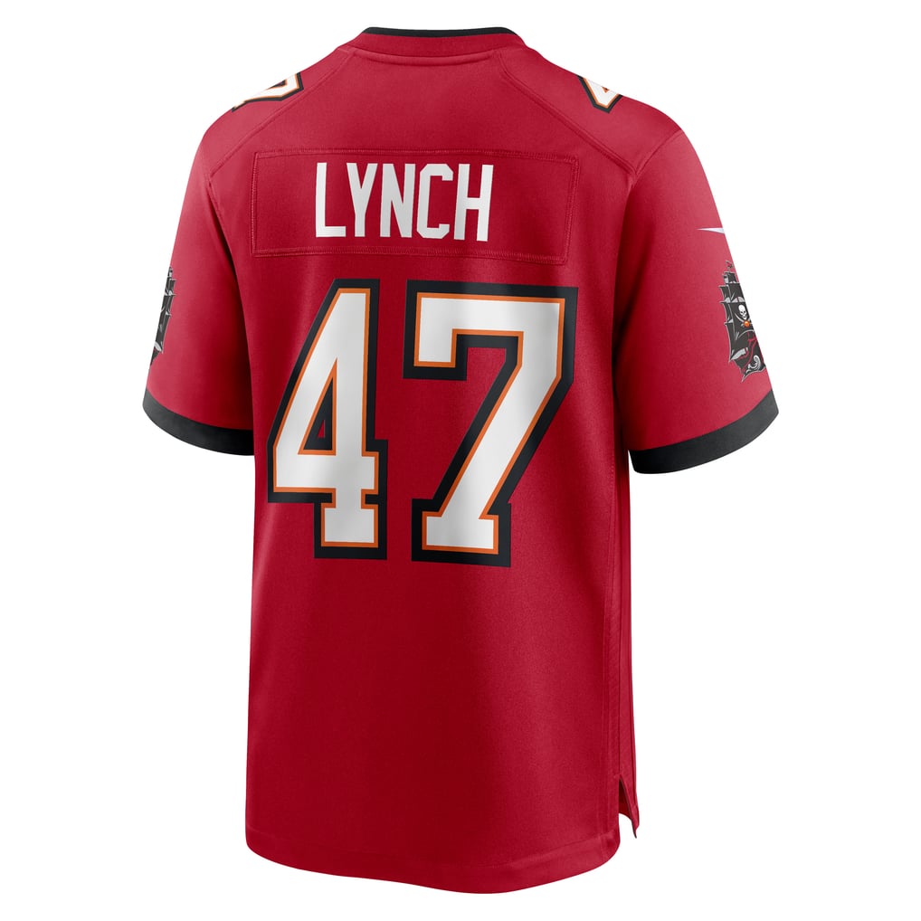 Men's Tampa Bay Buccaneers John Lynch Red Retired Player Game Jersey