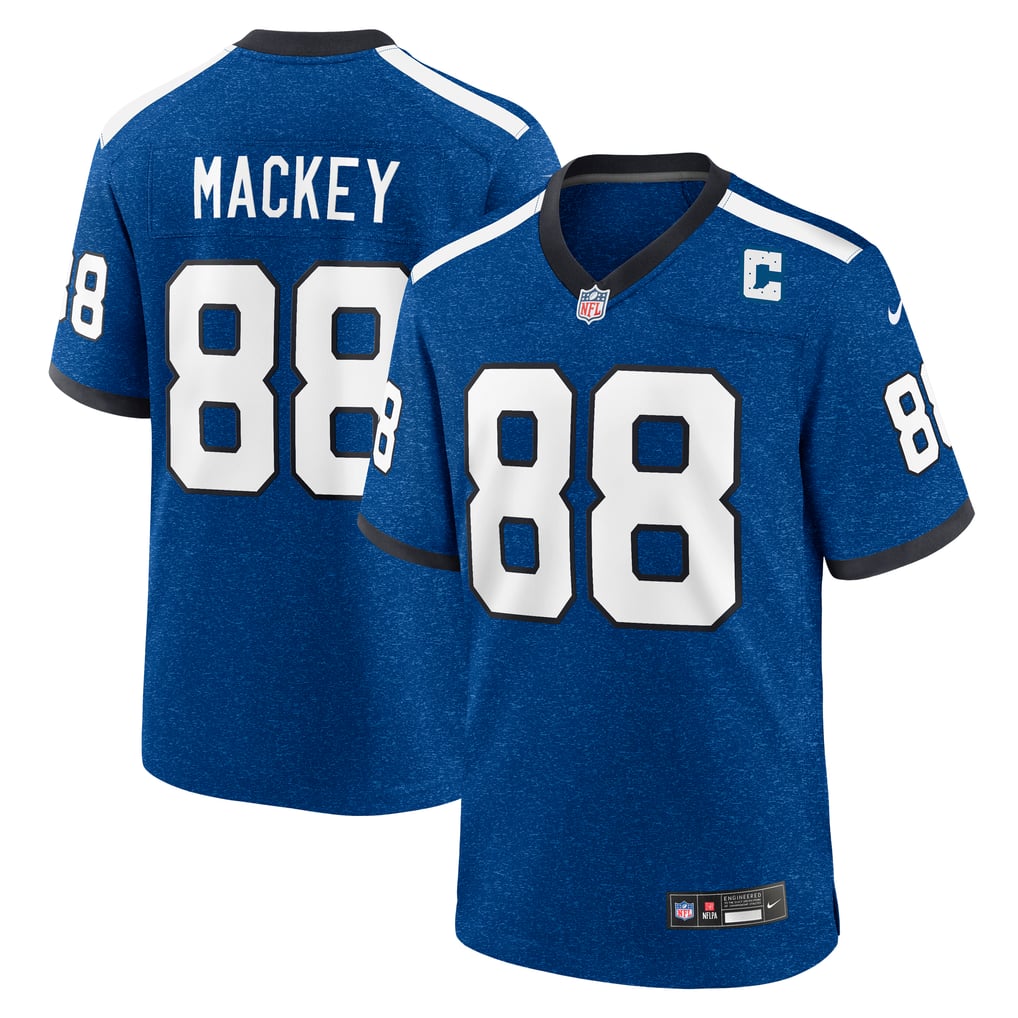 Men's Indianapolis Colts John Mackey Blue Retired Player Alternate Game Jersey