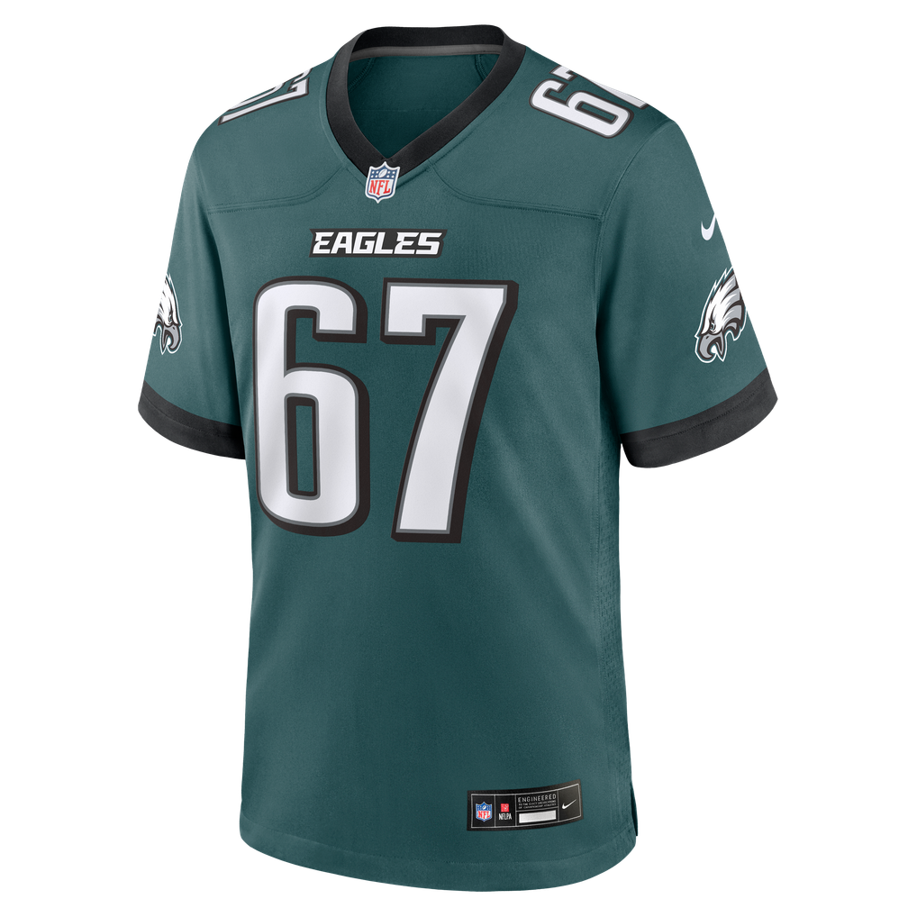 Men's Philadelphia Eagles John Ojukwu Midnight Green Team Game Jersey