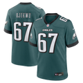Men's Philadelphia Eagles John Ojukwu Midnight Green Team Game Jersey