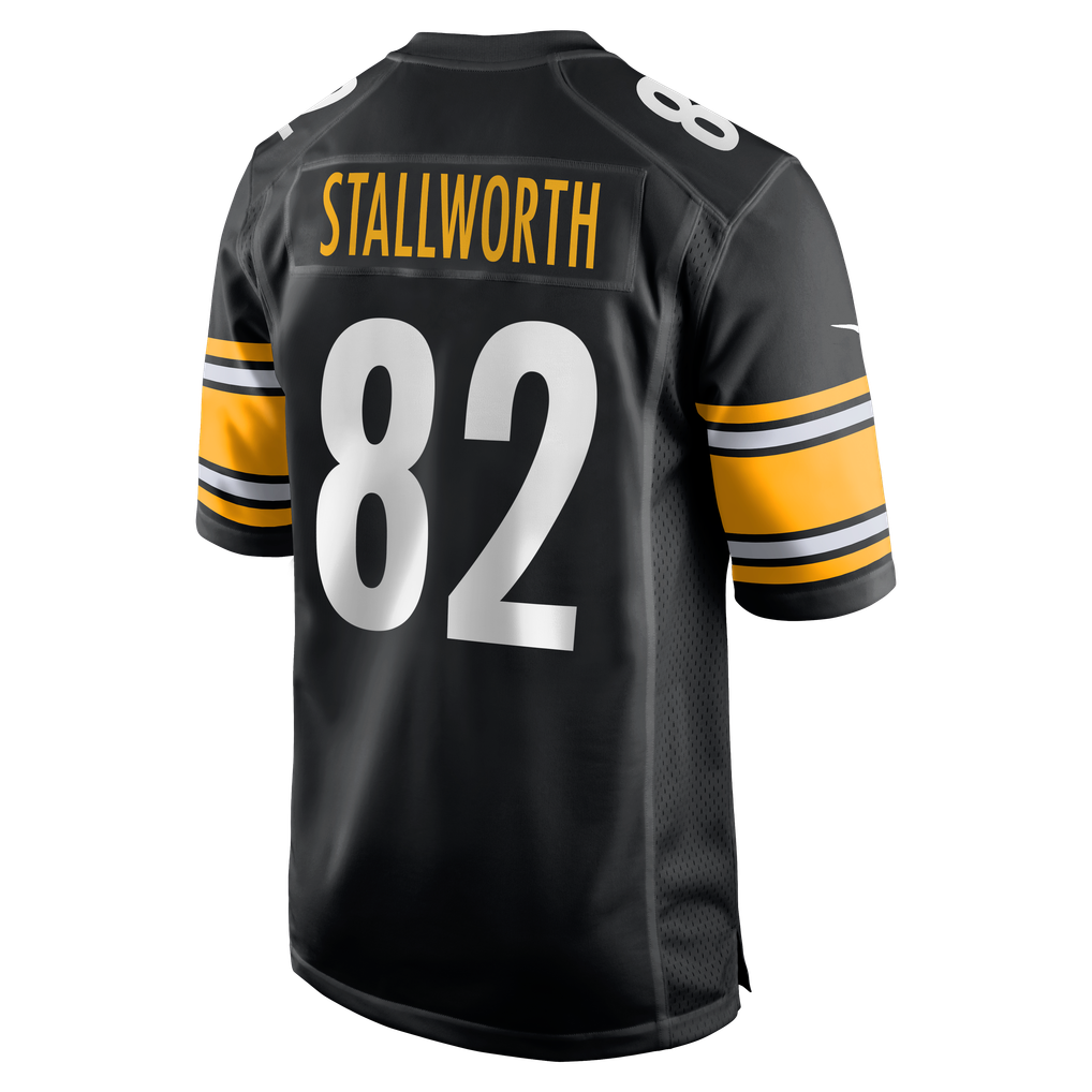 Men's Pittsburgh Steelers John Stallworth Black Retired Player Jersey