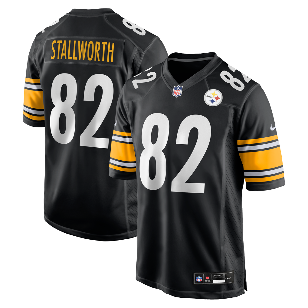 Men's Pittsburgh Steelers John Stallworth Black Retired Player Jersey