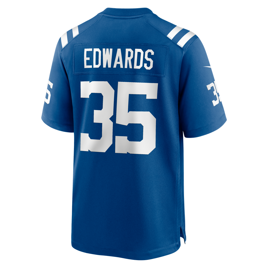 Men's Indianapolis Colts Johnathan Edwards Royal Team Game Jersey