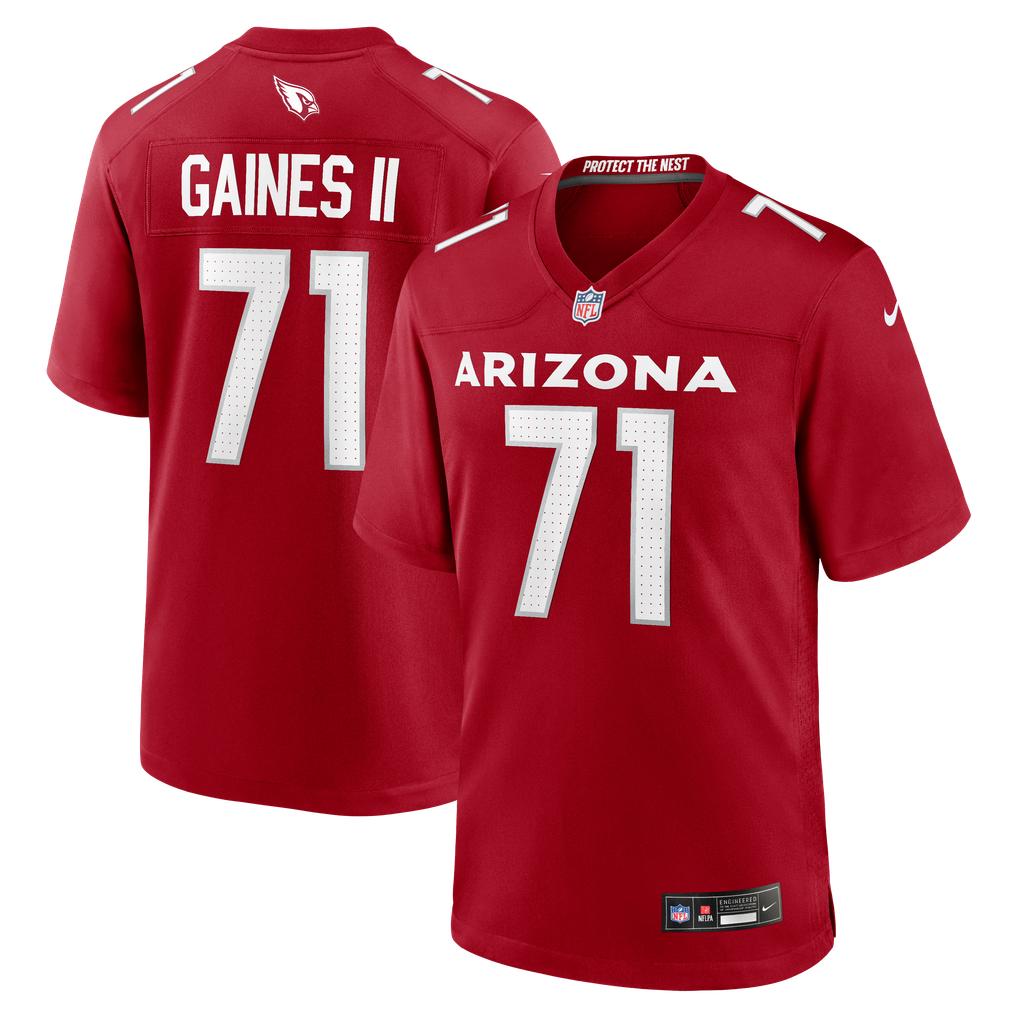 Men's Arizona Cardinals Jon Gaines II Cardinal Team Game Jersey