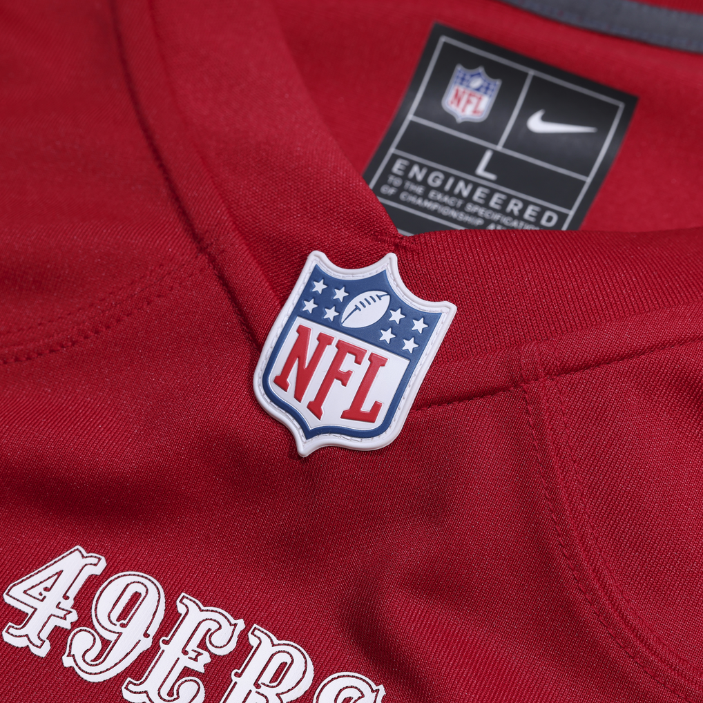 Men's San Francisco 49ers Jon Weeks Scarlet Team Game Jersey