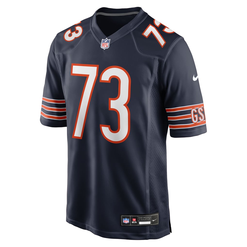 Men's Chicago Bears Jonah Jackson Navy Team Game Jersey